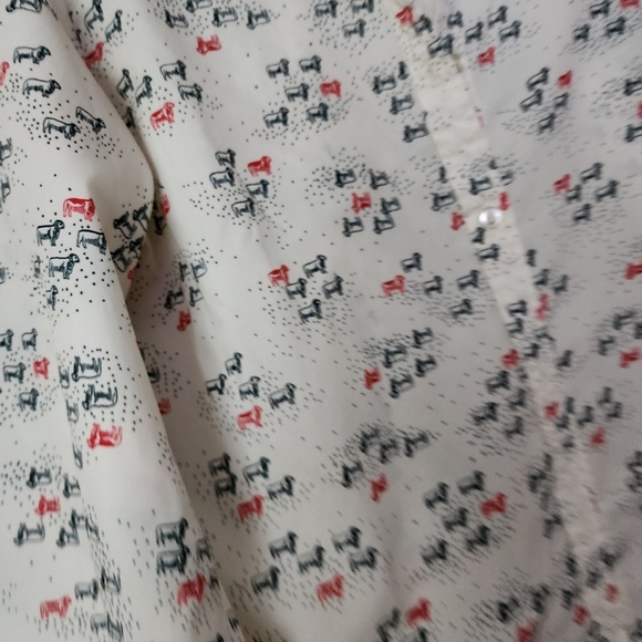 JACK WINTER x VINTAGE 70s black sheep red sheep button-up shirt 14 - Picture 6 of 13